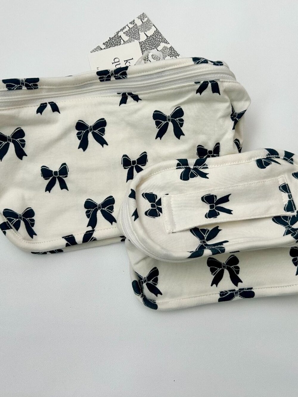 NWT Kate Quinn Winnie Pooh Blue Bow Nursery Storage Cubes 2pc Diaper Organizer